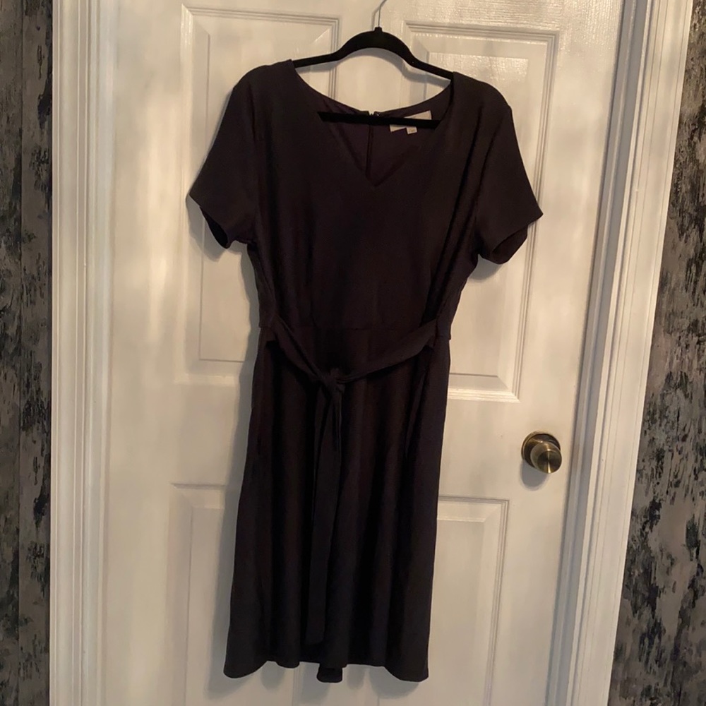 LOFT Grey Charcol Dress